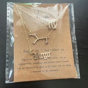 Virgo 3 tiered necklace